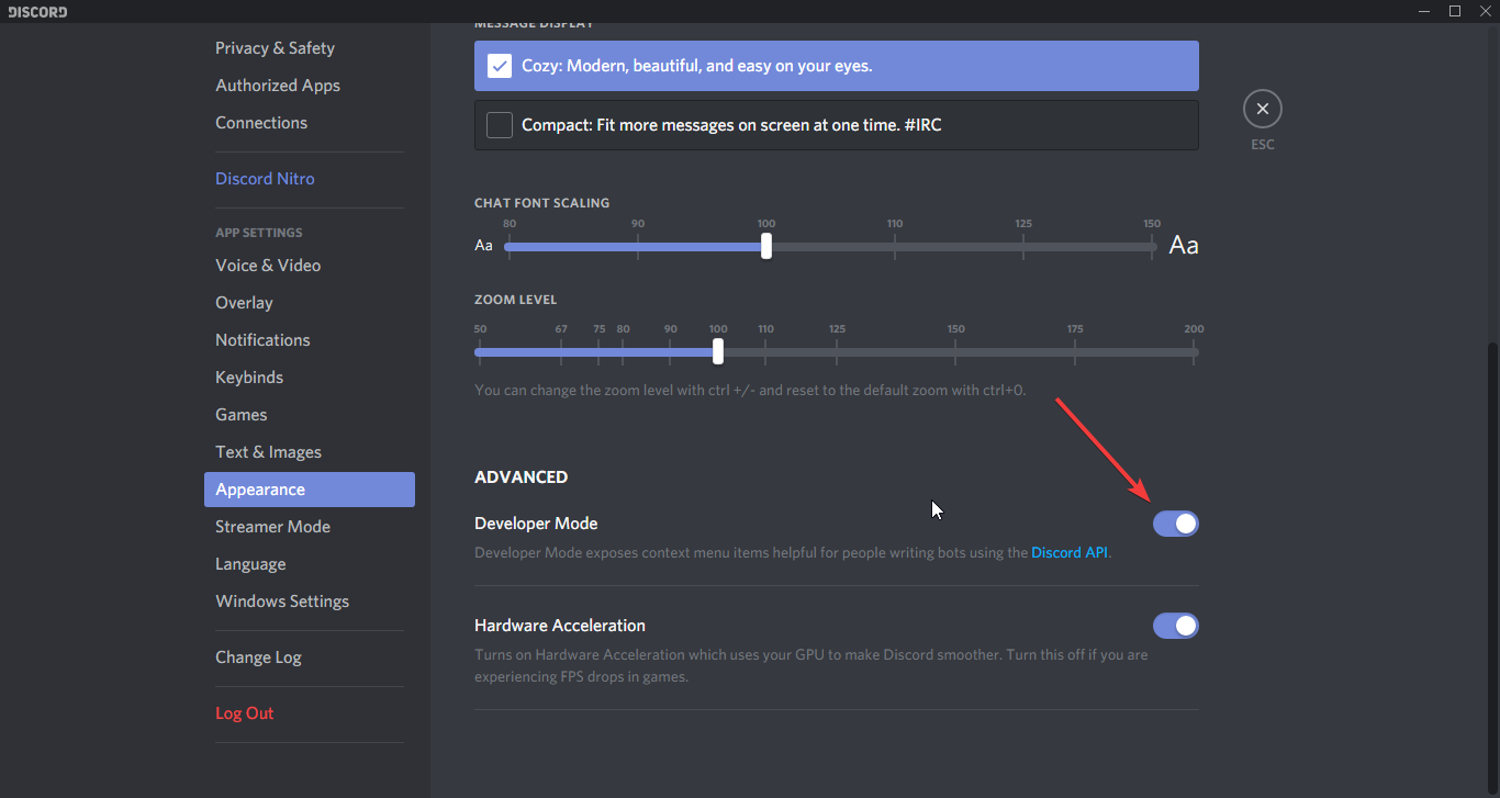 Developer Mode