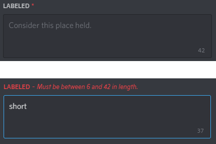 more advanced text input